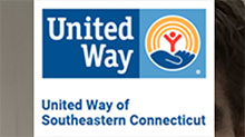 logo new london county united way addiction support